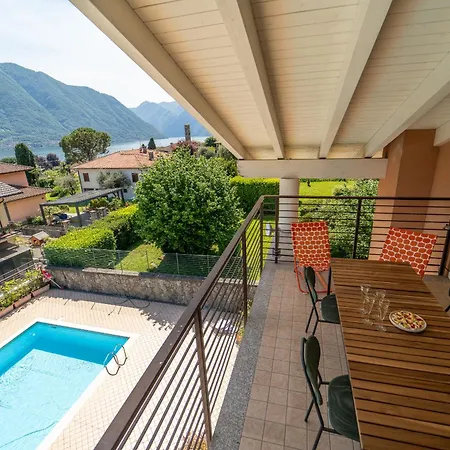 The A-line View B With Pool & Garage Appartamento Lenno